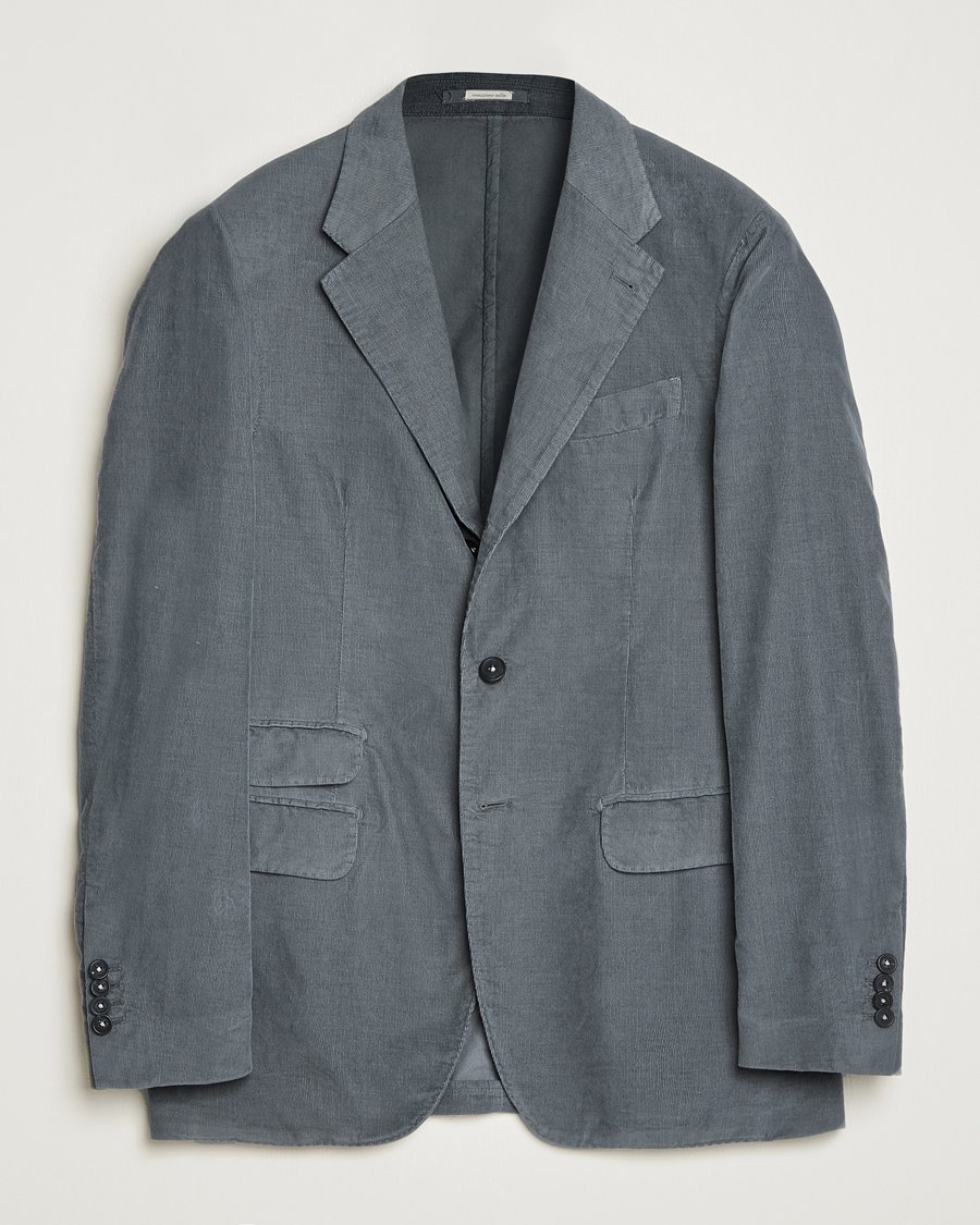 Herre | Dressjakker | Massimo Alba | Baby Corduroy Blazer Smoke