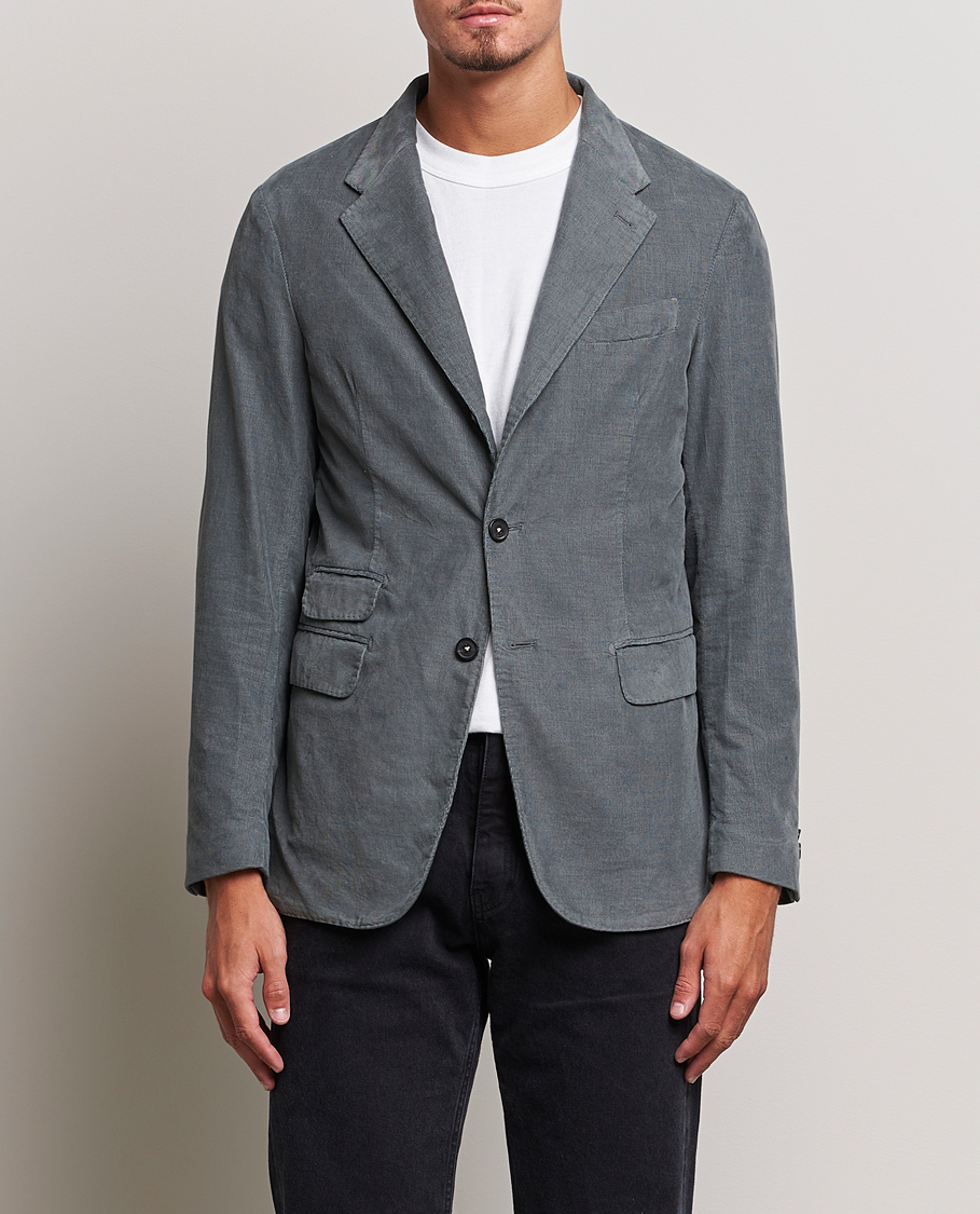 Herre | Klær | Massimo Alba | Baby Corduroy Blazer Smoke