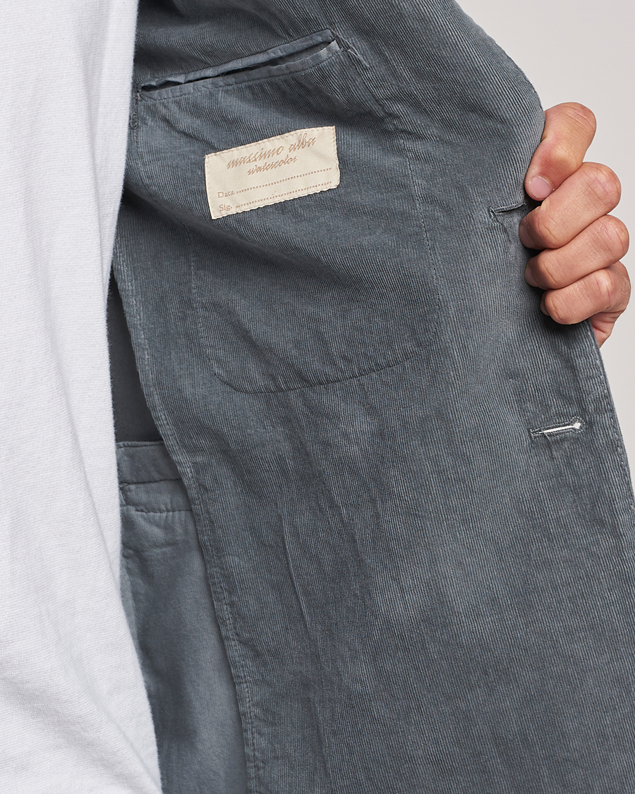 Herre | Dressjakker | Massimo Alba | Baby Corduroy Blazer Smoke