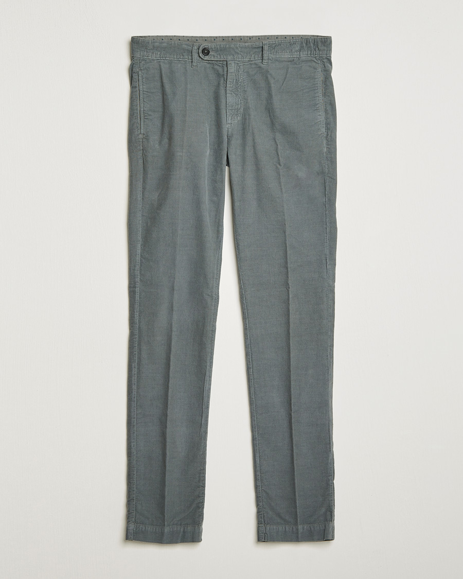 Herre | Bukser | Massimo Alba | Baby Corduroy Trousers Smoke