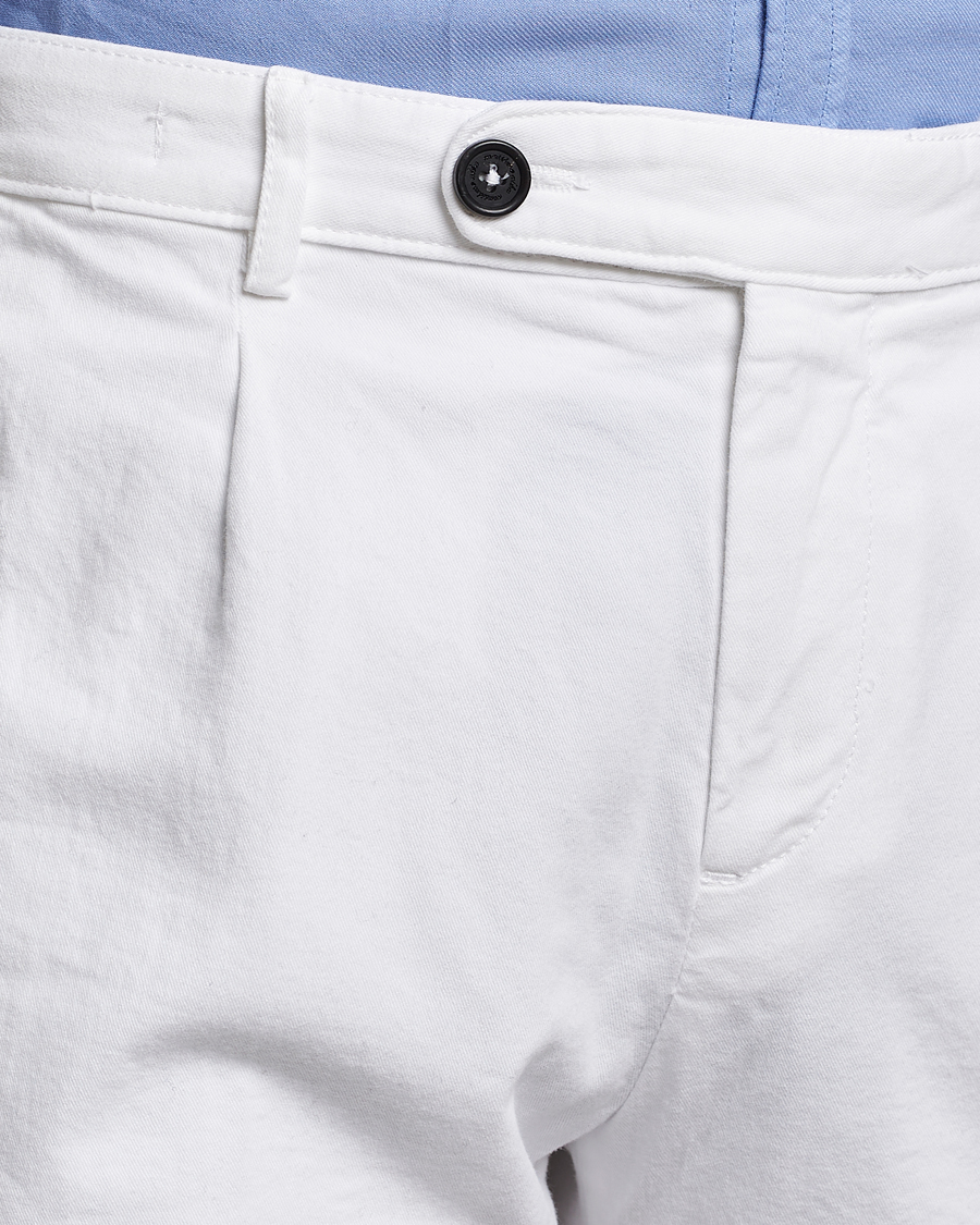 Herre | Bukser | Massimo Alba | Ionio Cotton/Cashmere Trousers White