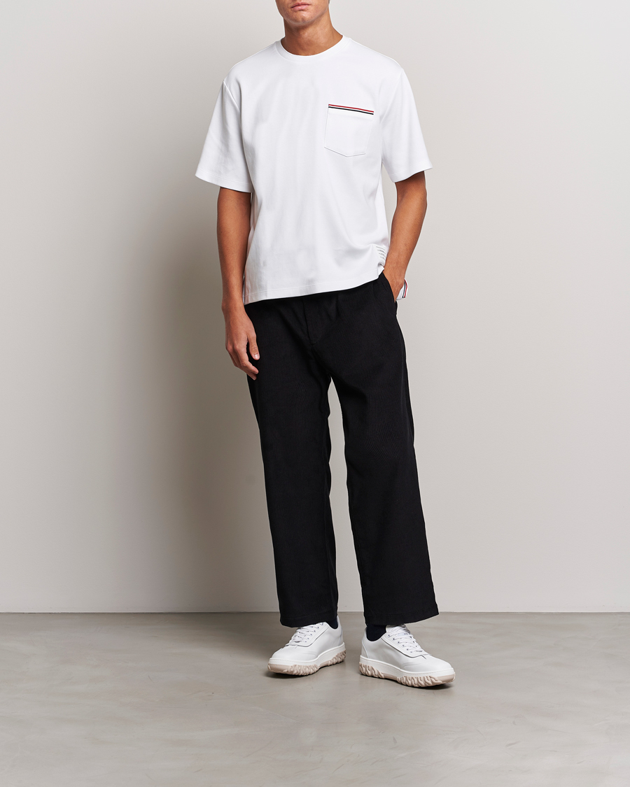 Herre | T-Shirts | Thom Browne | Short Sleeve Pocket T-Shirt White
