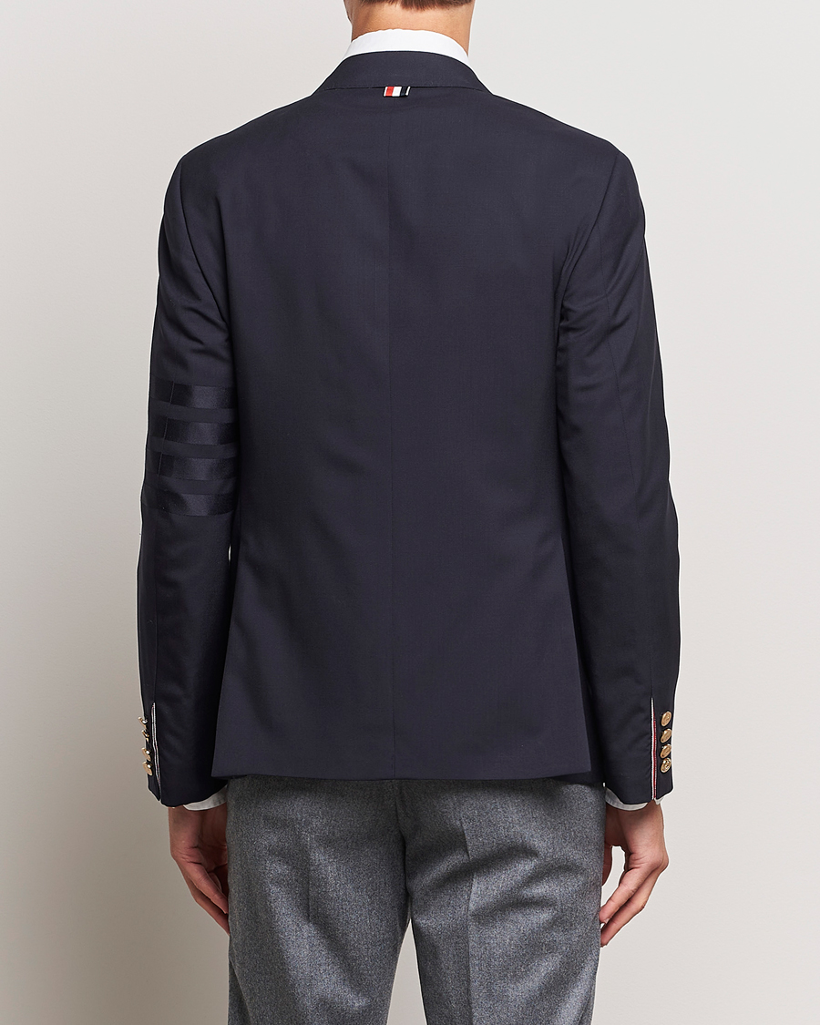 Herre | Dressjakker | Thom Browne | Tonal 4 Bar Wool Blazer Navy