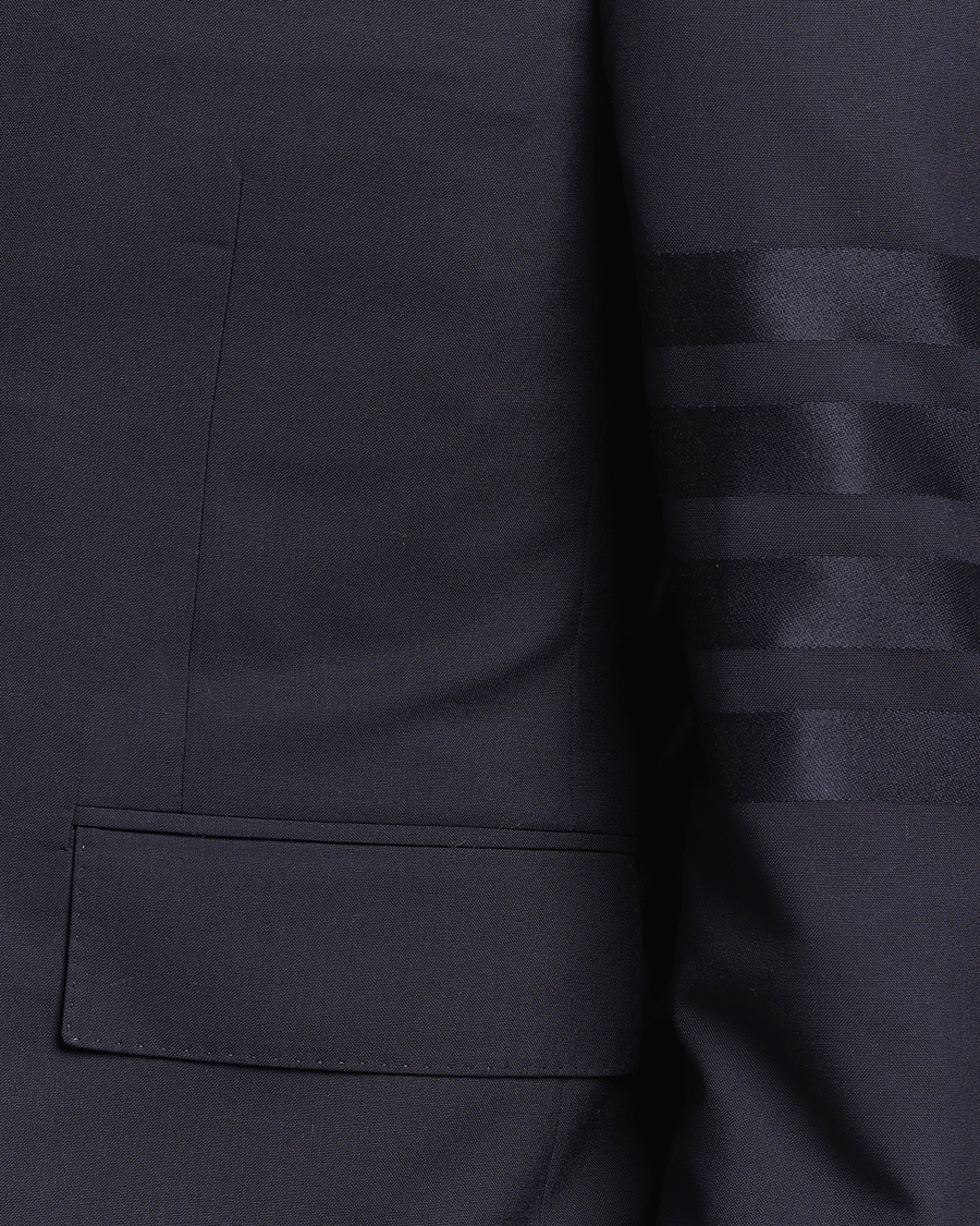 Herre | Dressjakker | Thom Browne | Tonal 4 Bar Wool Blazer Navy