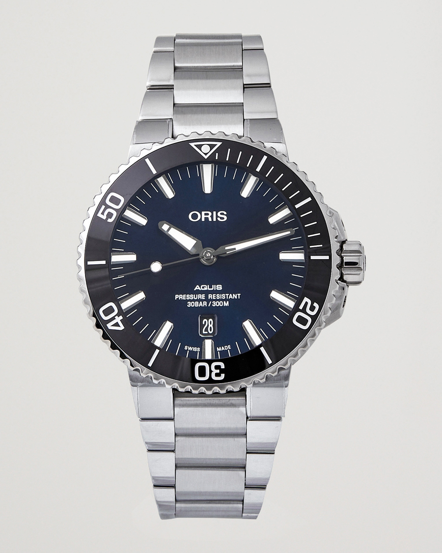 Herre | Oris Aquis Date 43,5mm Blue | Oris | Aquis Date 43,5mm Blue