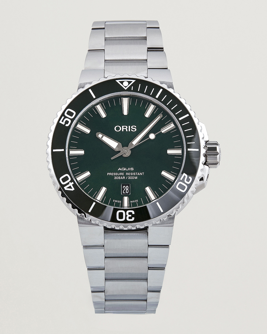 Herre | Oris Aquis Date 43,5mm Green | Oris | Aquis Date 43,5mm Green