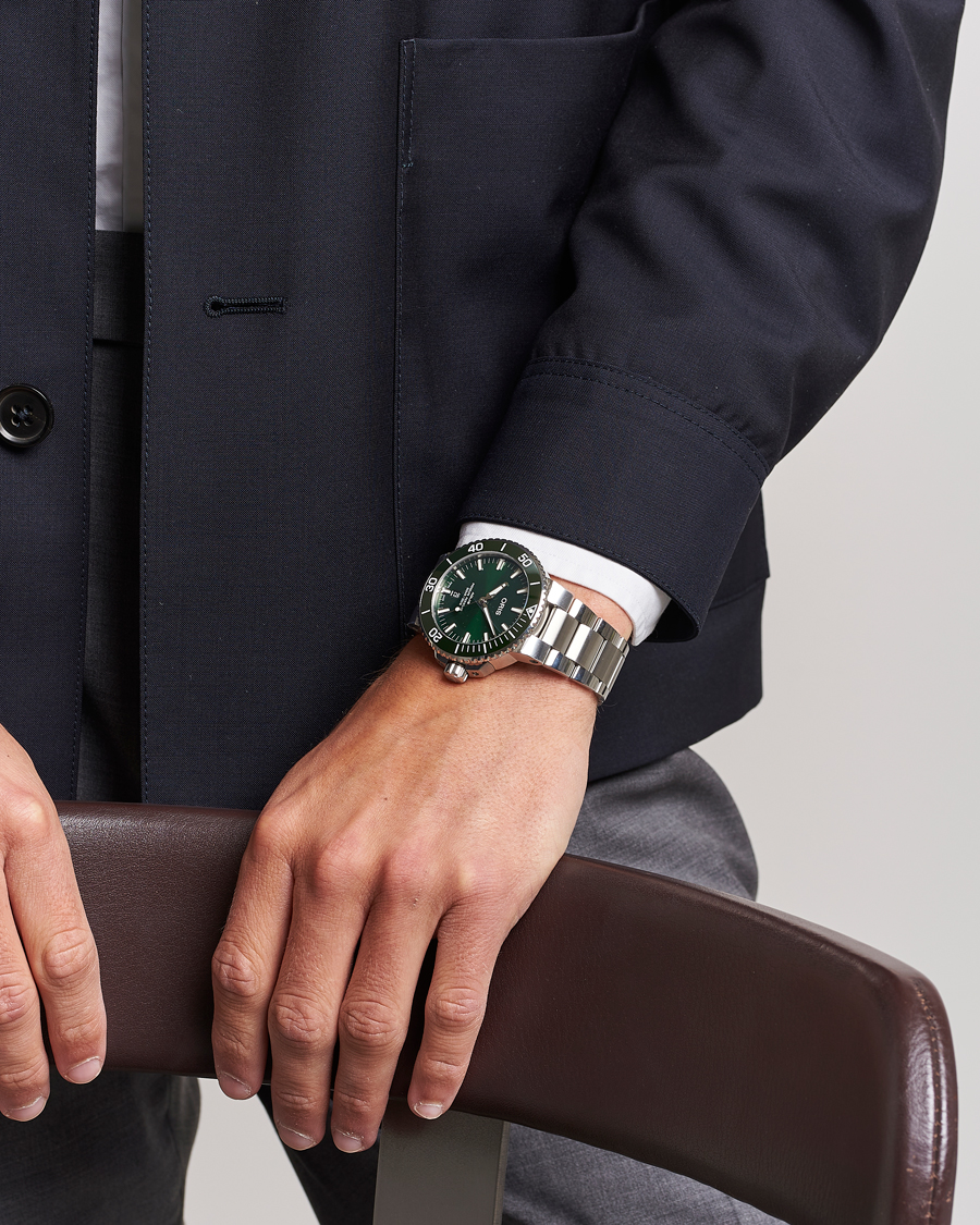 Herre | Oris Aquis Date 43,5mm Green | Oris | Aquis Date 43,5mm Green