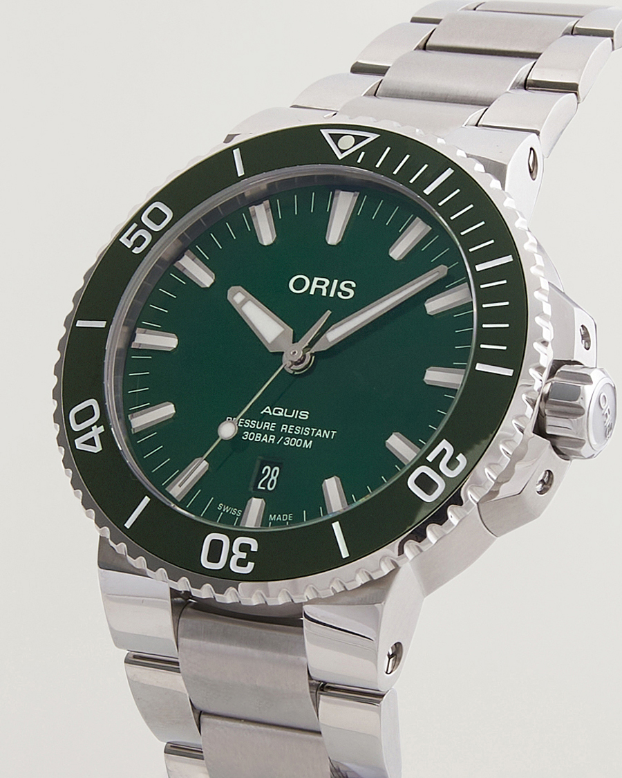Herre | Oris Aquis Date 43,5mm Green | Oris | Aquis Date 43,5mm Green