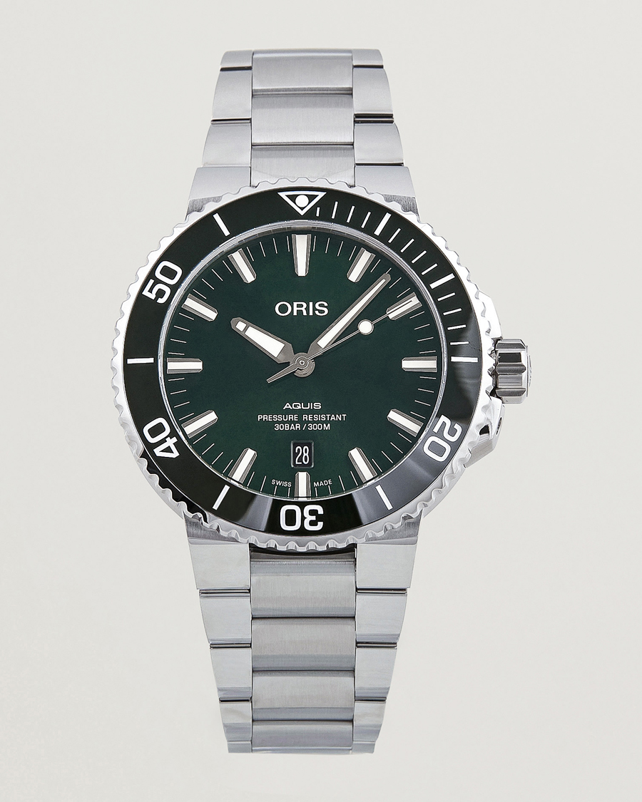 Herre | Oris Aquis Date 41,5mm Green | Oris | Aquis Date 41,5mm Green