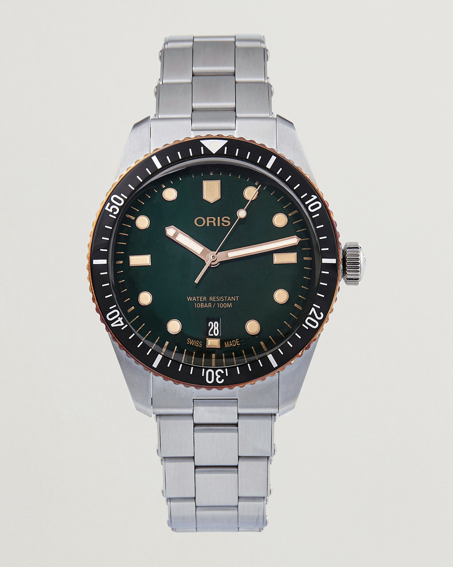 Herre | Oris Divers Sixty-Five 40mm Green | Oris | Divers Sixty-Five 40mm Green