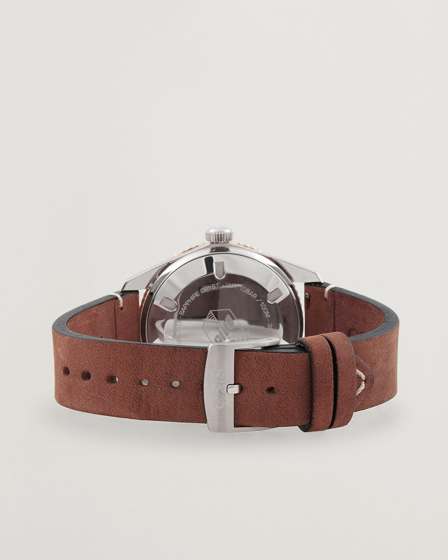 Herre | Oris Divers Sixty-Five 40mm Leather Bracelet Brown | Oris | Divers Sixty-Five 40mm Leather Bracelet Brown
