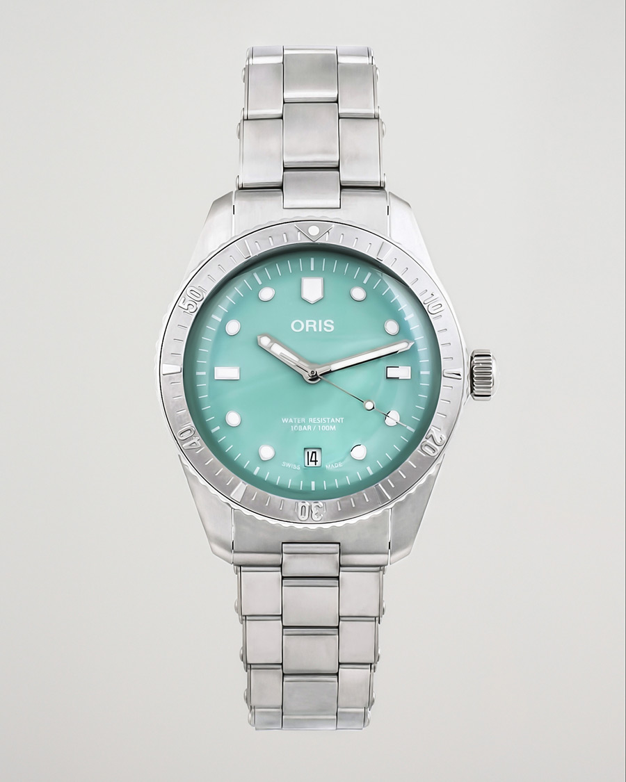 Herre |  | Oris | Divers Sixty-Five 38,5mm Cotton Candy Light Green