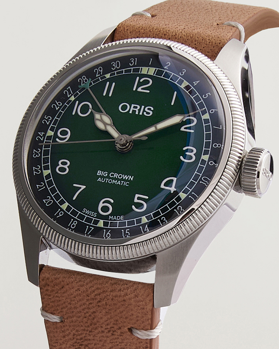 Herre | Oris Big Crown Pointer Date 38mm Green | Oris | Big Crown Pointer Date 38mm Green