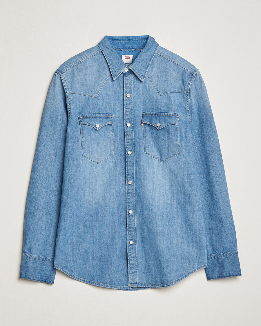 Herre | Skjorter | Levi's | Barstow Western Standard Shirt Light Blue