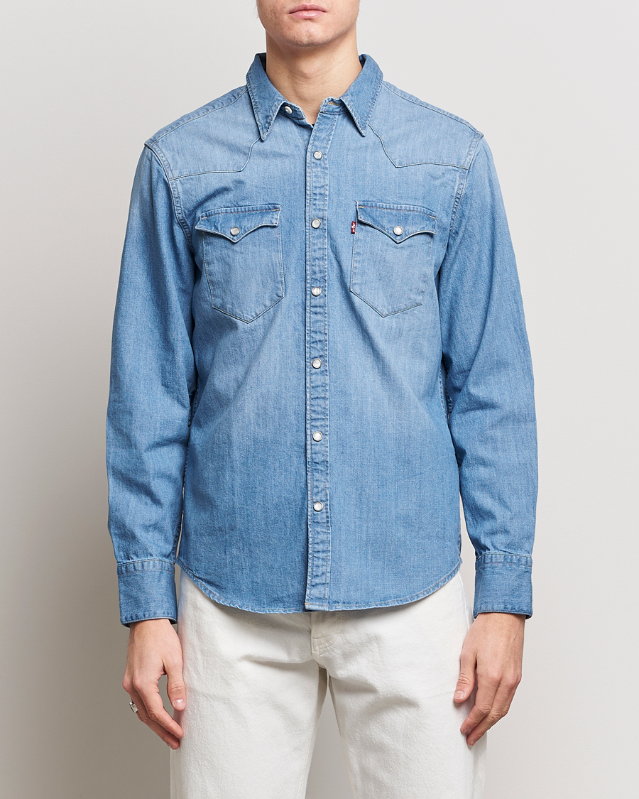 Herre | Jeansskjorter | Levi's | Barstow Western Standard Shirt Light Blue