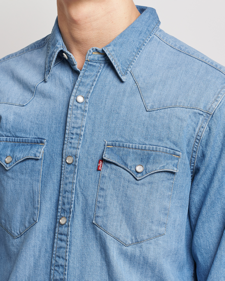 Herre | Skjorter | Levi's | Barstow Western Standard Shirt Light Blue