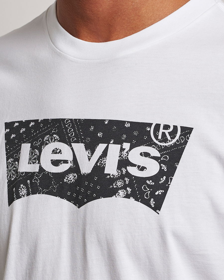 Herre | T-Shirts | Levi's | Crew Neck Graphic T-shirt White