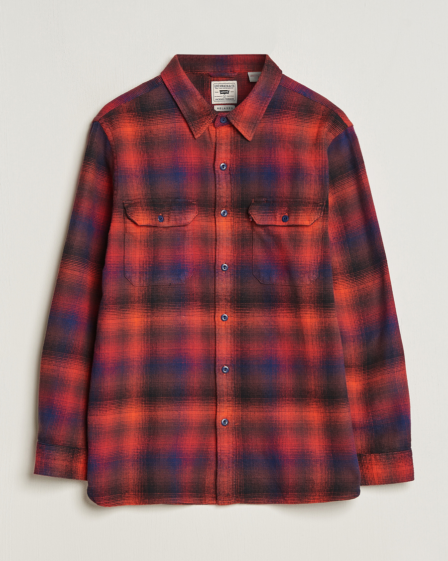 Herre | Skjorter | Levi's | Jackson Worker Shirt Red/Black