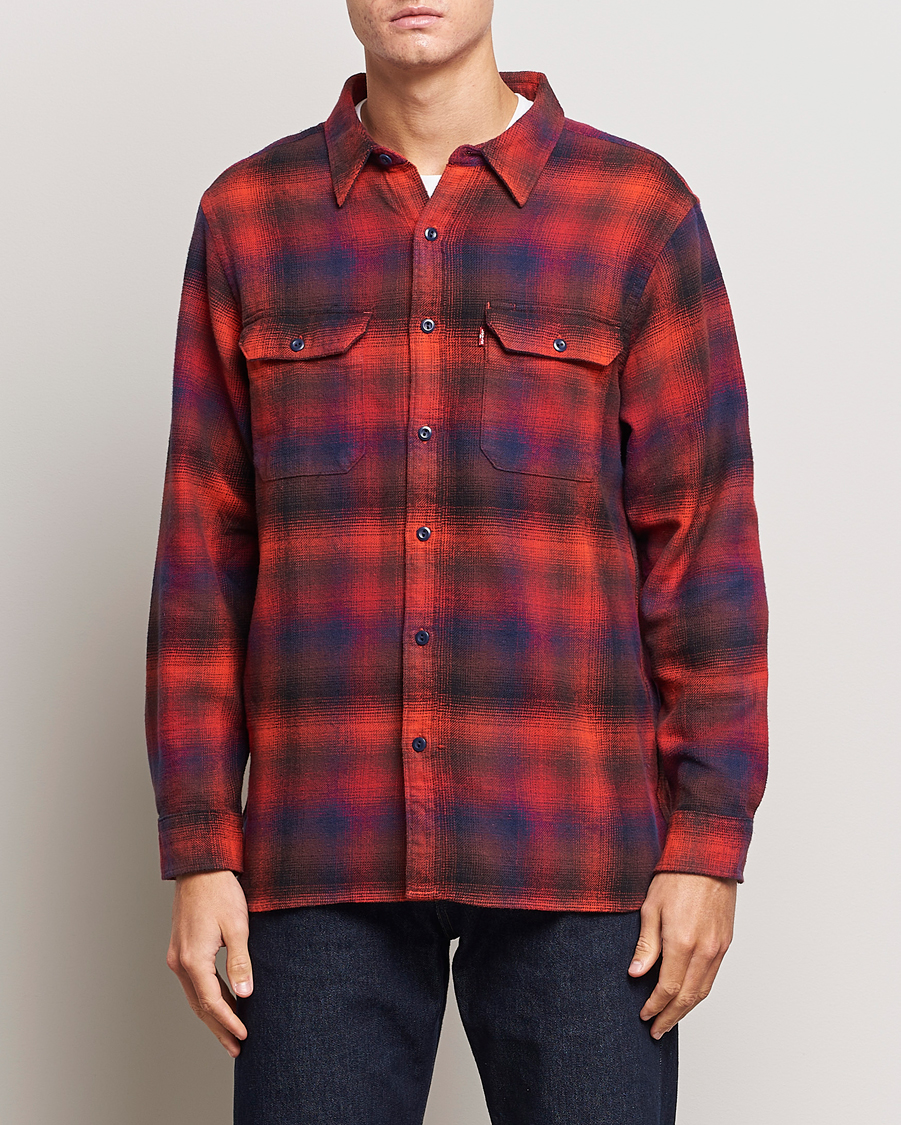 Herre | Skjorter | Levi's | Jackson Worker Shirt Red/Black