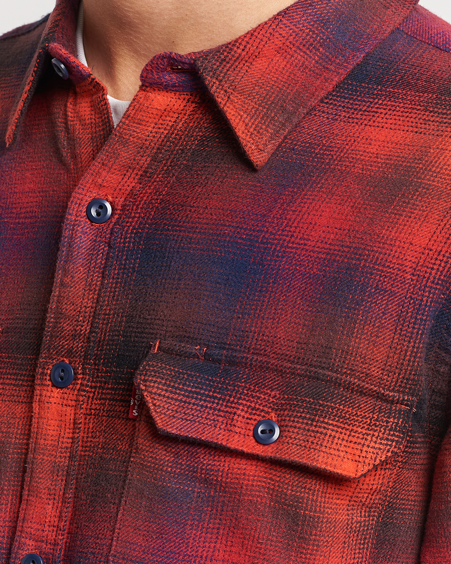 Herre | Skjorter | Levi's | Jackson Worker Shirt Red/Black