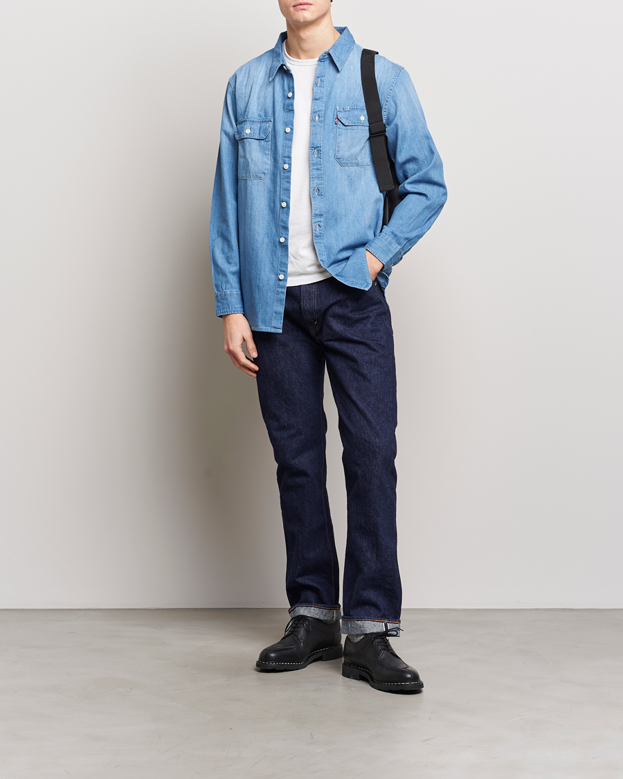 Herre | Skjorter | Levi's | Jackson Worker Shirt Franklin Light Wash