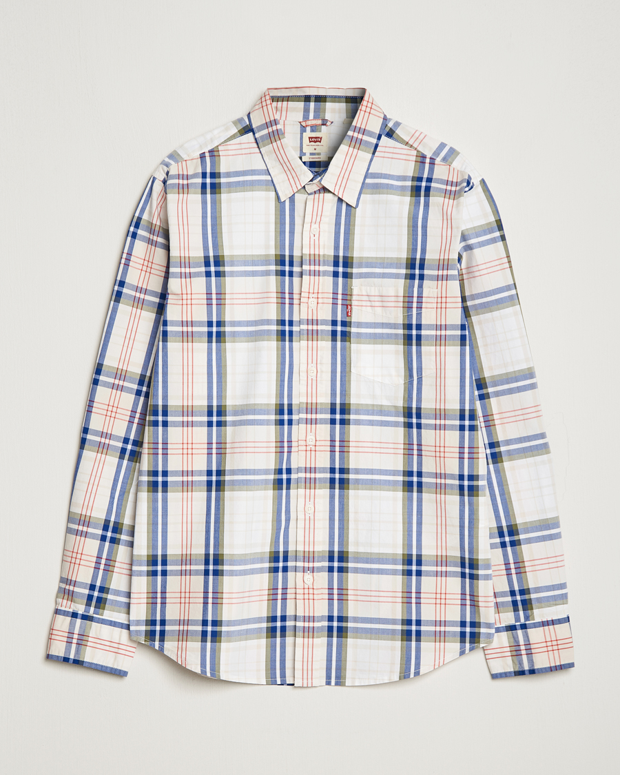 Herre | Skjorter | Levi's | Sunset Pocket Shirt White/Beige