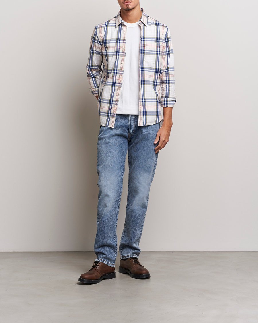 Herre | Skjorter | Levi's | Sunset Pocket Shirt White/Beige