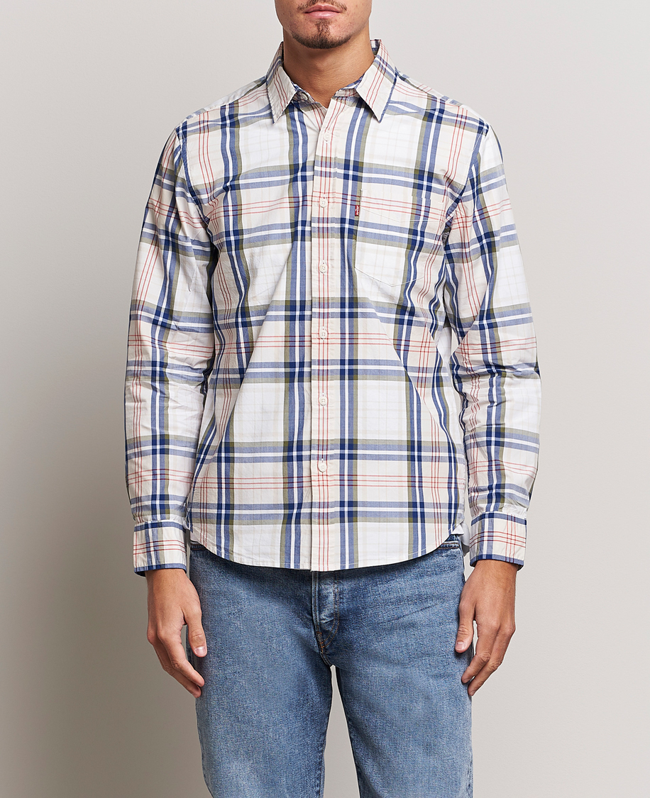 Herre | Skjorter | Levi's | Sunset Pocket Shirt White/Beige