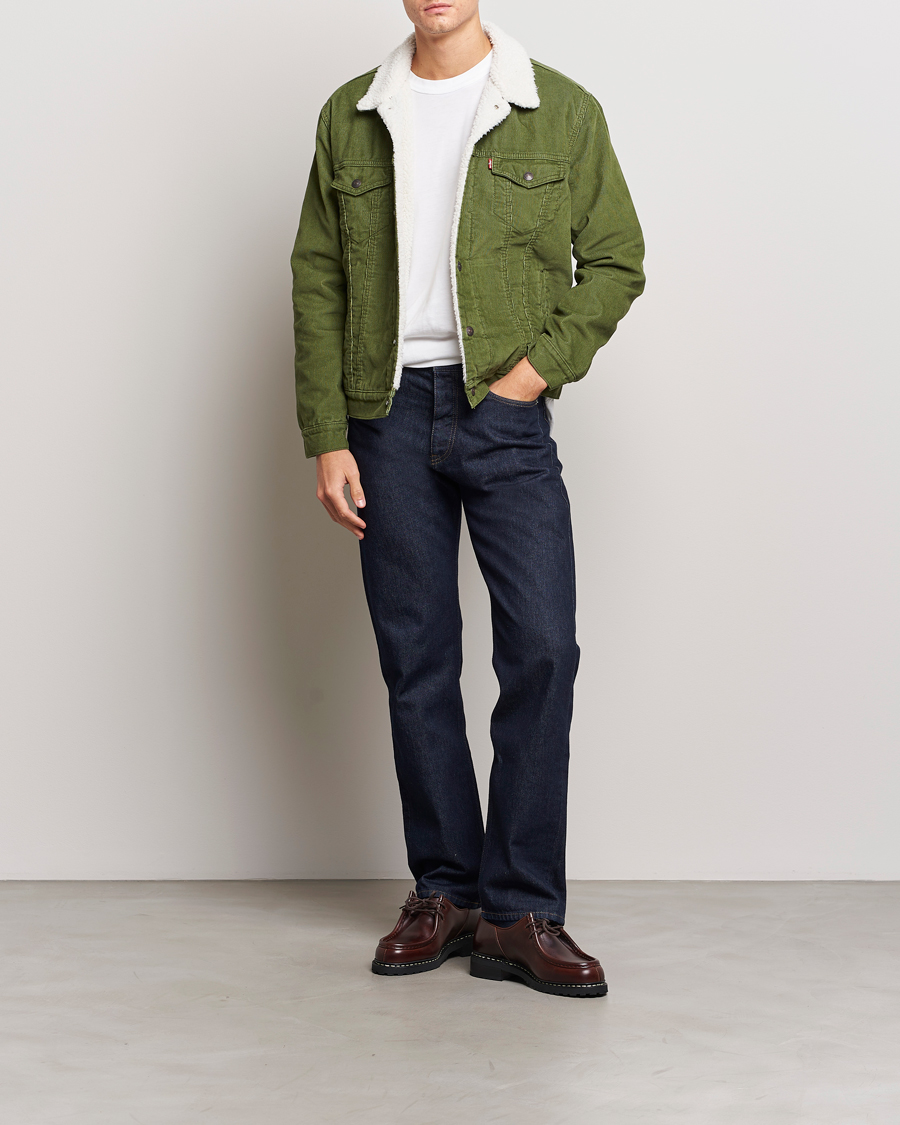 Herre | Jakker | Levi's | Type III Sherpa Trucker Sea Moss