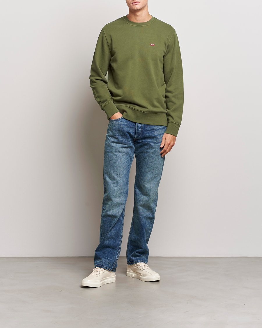 Herre | Gensere | Levi's | Original Crew Neck Sweatshirt Sea Moss