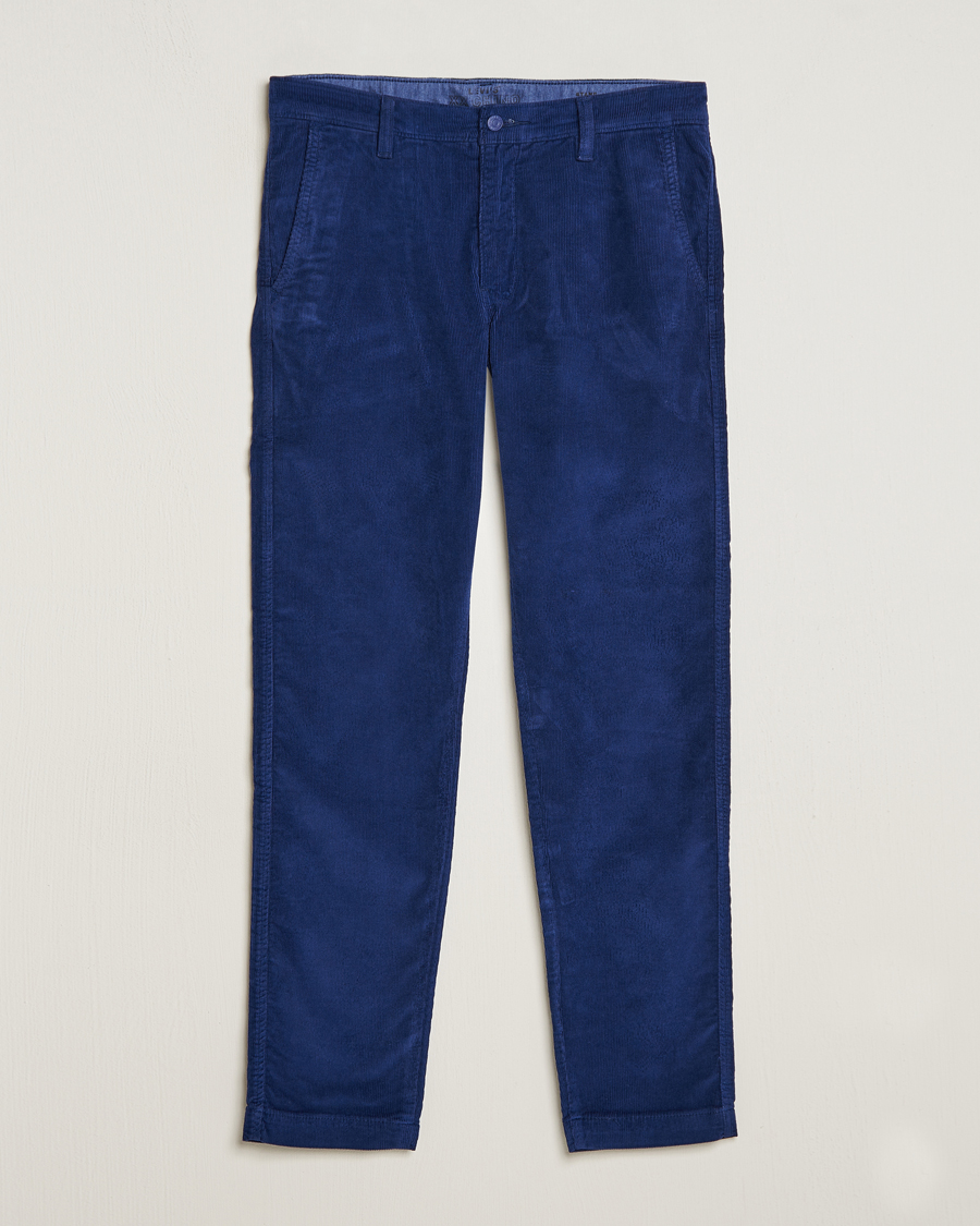 Herre | Bukser | Levi's | Garment Dyed Stretch Corduroy Chino Ocean Cavern
