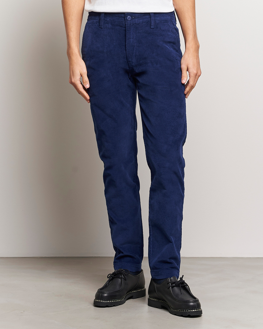 Herre |  | Levi's | Garment Dyed Stretch Corduroy Chino Ocean Cavern