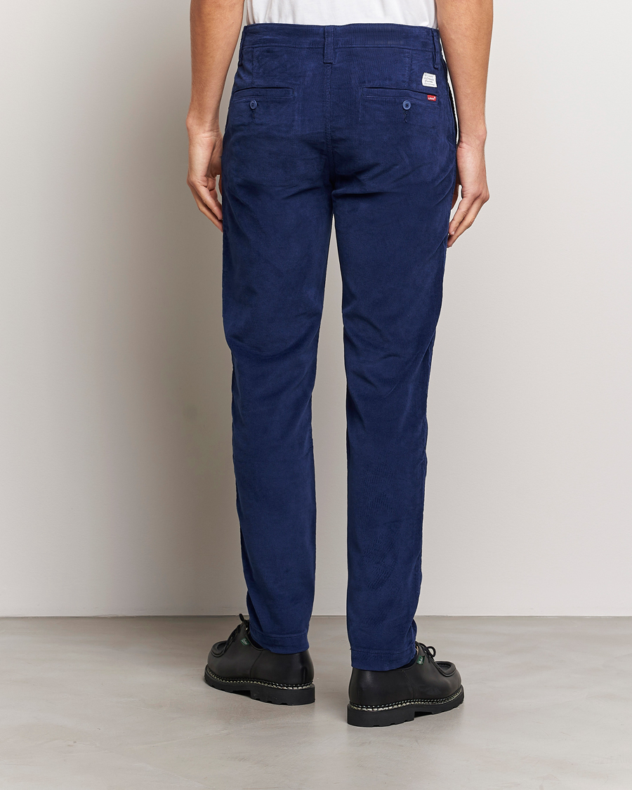 Herre | Bukser | Levi's | Garment Dyed Stretch Corduroy Chino Ocean Cavern