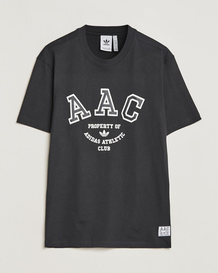 Herre | T-Shirts | adidas Originals | Hack Logo Crew Neck T-Shirt Black