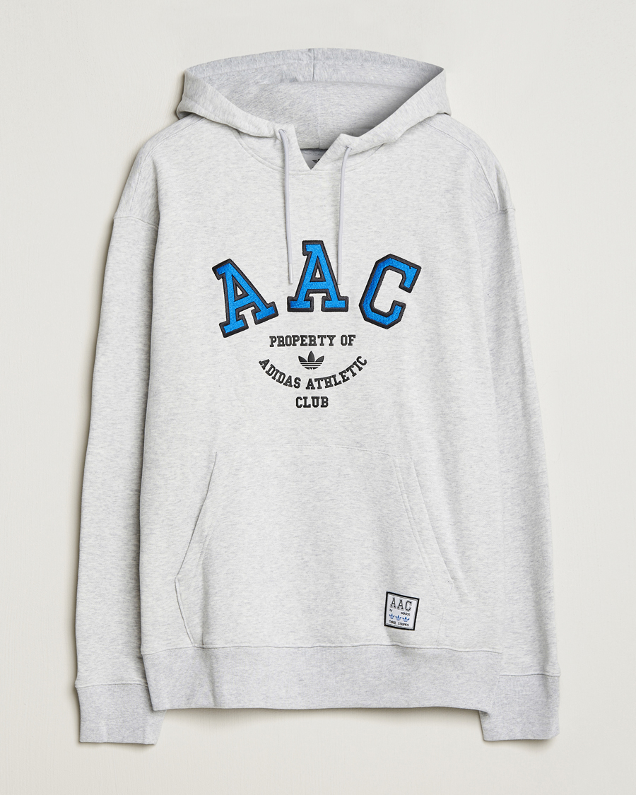 Herre | Gensere | adidas Originals | Hack Logo Hoodie Light Grey