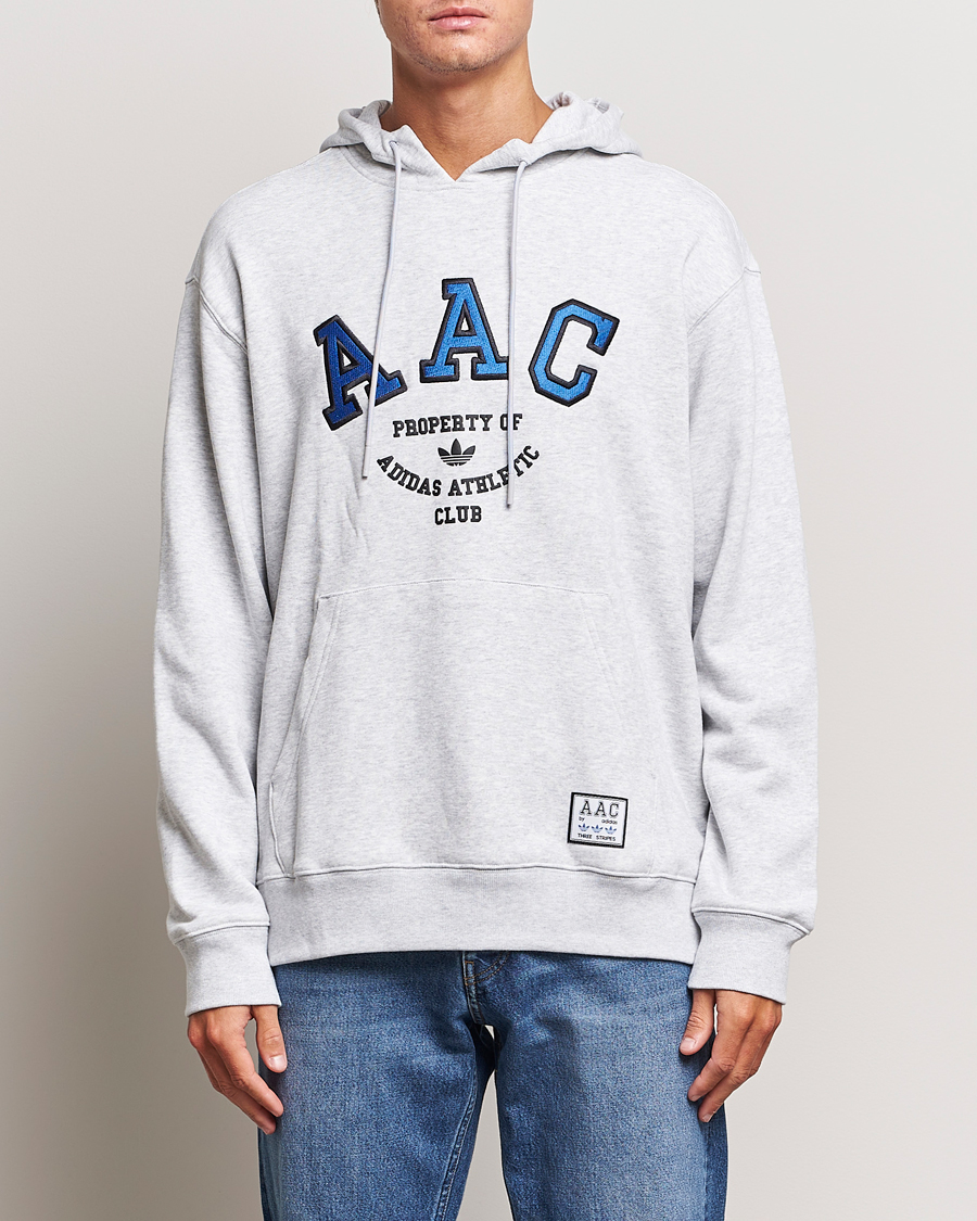 Herre | Gensere | adidas Originals | Hack Logo Hoodie Light Grey