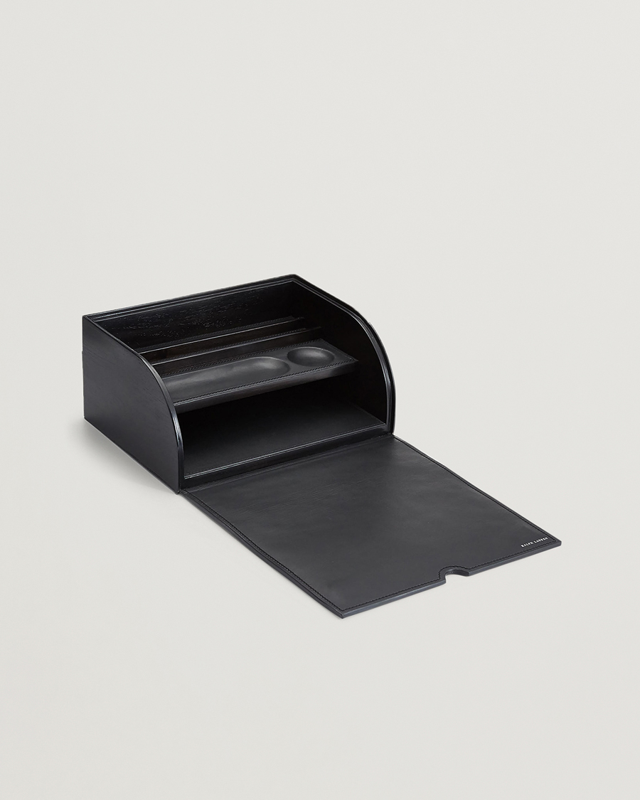 Herre | Til hjemmet | Ralph Lauren Home | Brennan Leather Writers Box Saddle Black
