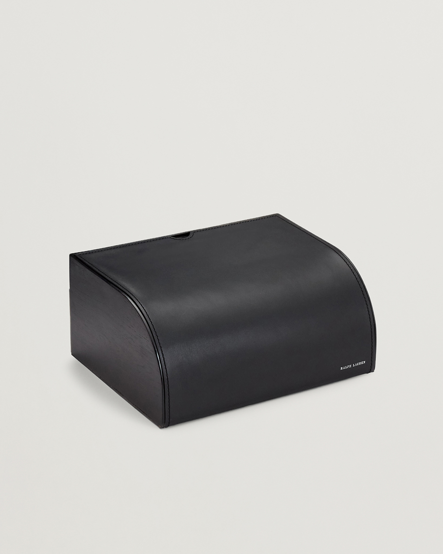 Herr |  | Ralph Lauren Home | Brennan Leather Writers Box Saddle Black