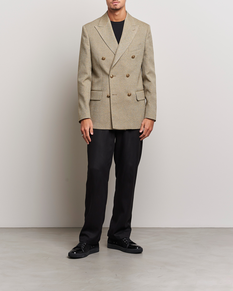 Herre | Dressjakker | Golden Goose | Deluxe Brand Double Breasted Blazer Beige