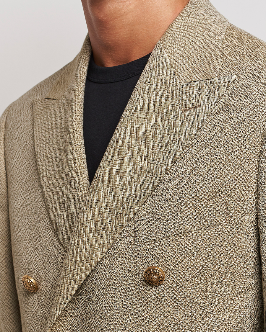 Herre | Dressjakker | Golden Goose | Deluxe Brand Double Breasted Blazer Beige
