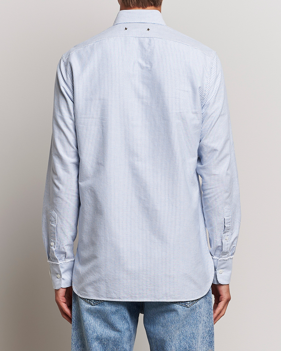 Herre | Skjorter | Golden Goose | Deluxe Brand Regular Fit Striped Oxford Shirt Light Blue