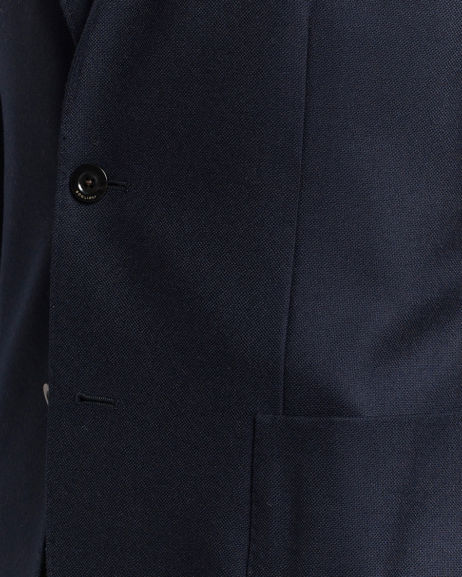 Herre | Dressjakker | Boglioli | K Jacket Wool Hopsack Blazer Navy