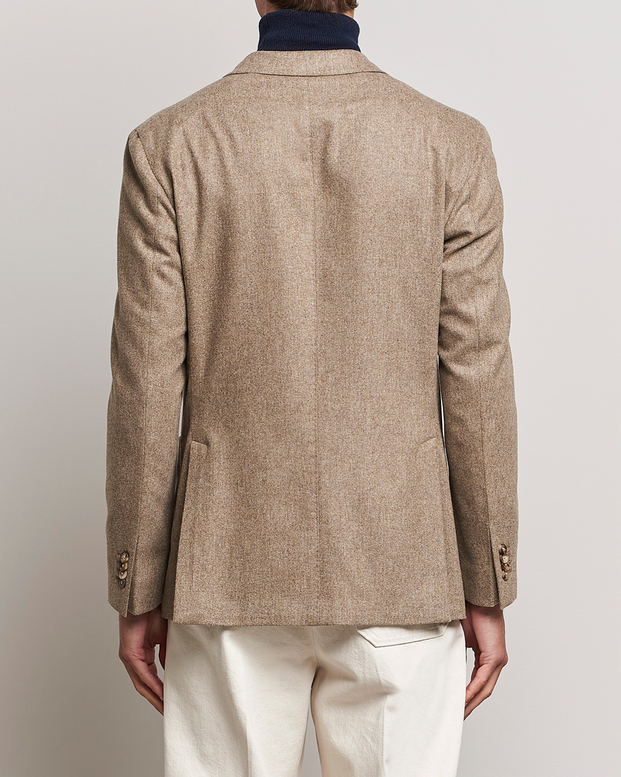Herre | Dressjakker | Boglioli | K Jacket Washed Flannel Blazer Beige