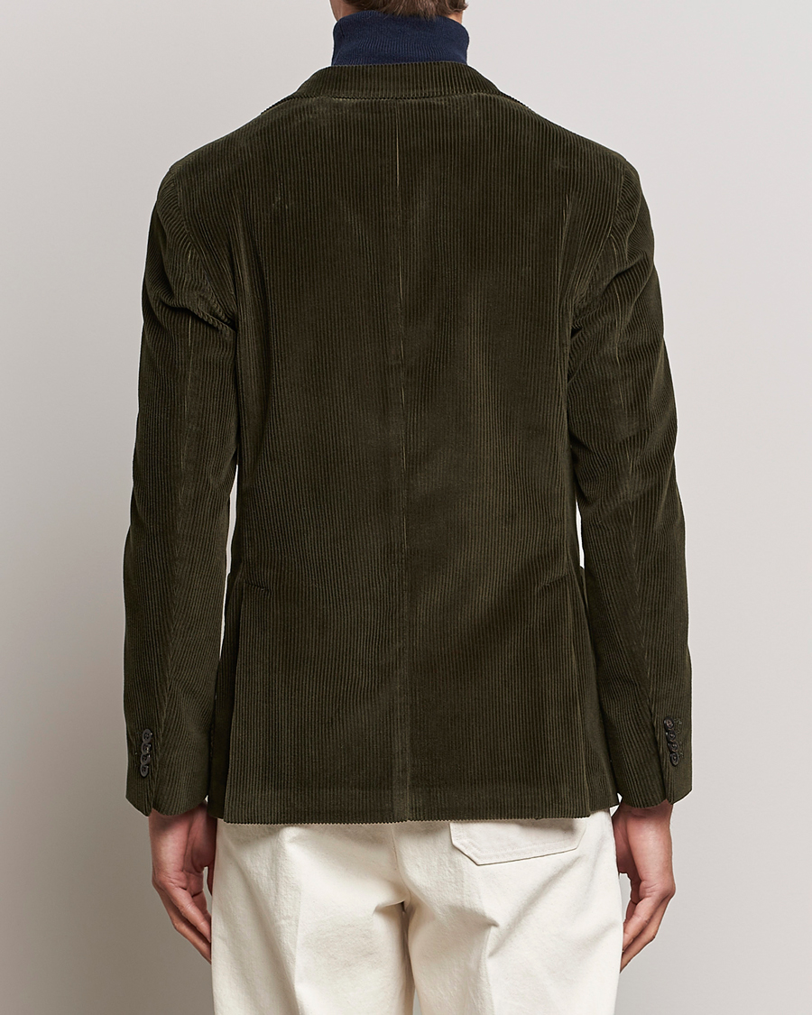 Herre | Dressjakker | Boglioli | K Jacket Corduroy Blazer Dark Green