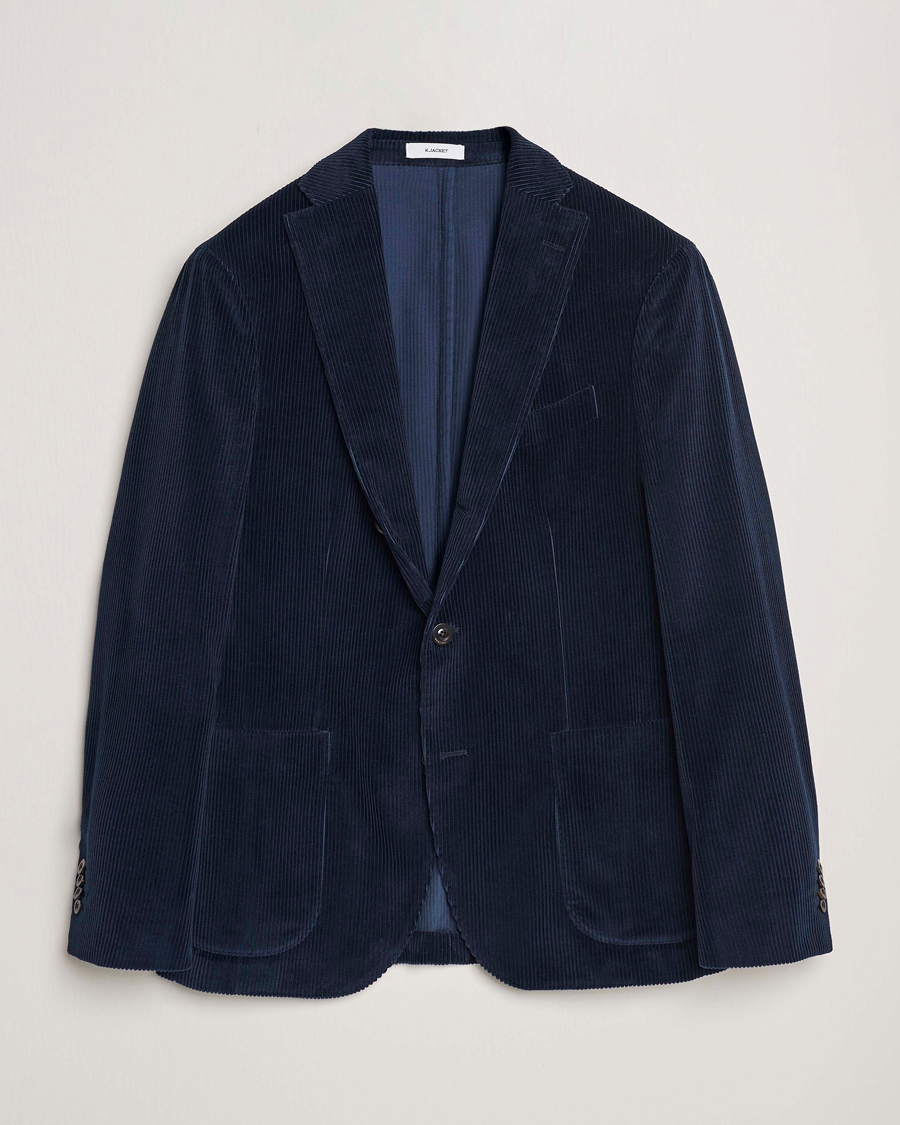 Herre | Dressjakker | Boglioli | K Jacket Corduroy Blazer Navy
