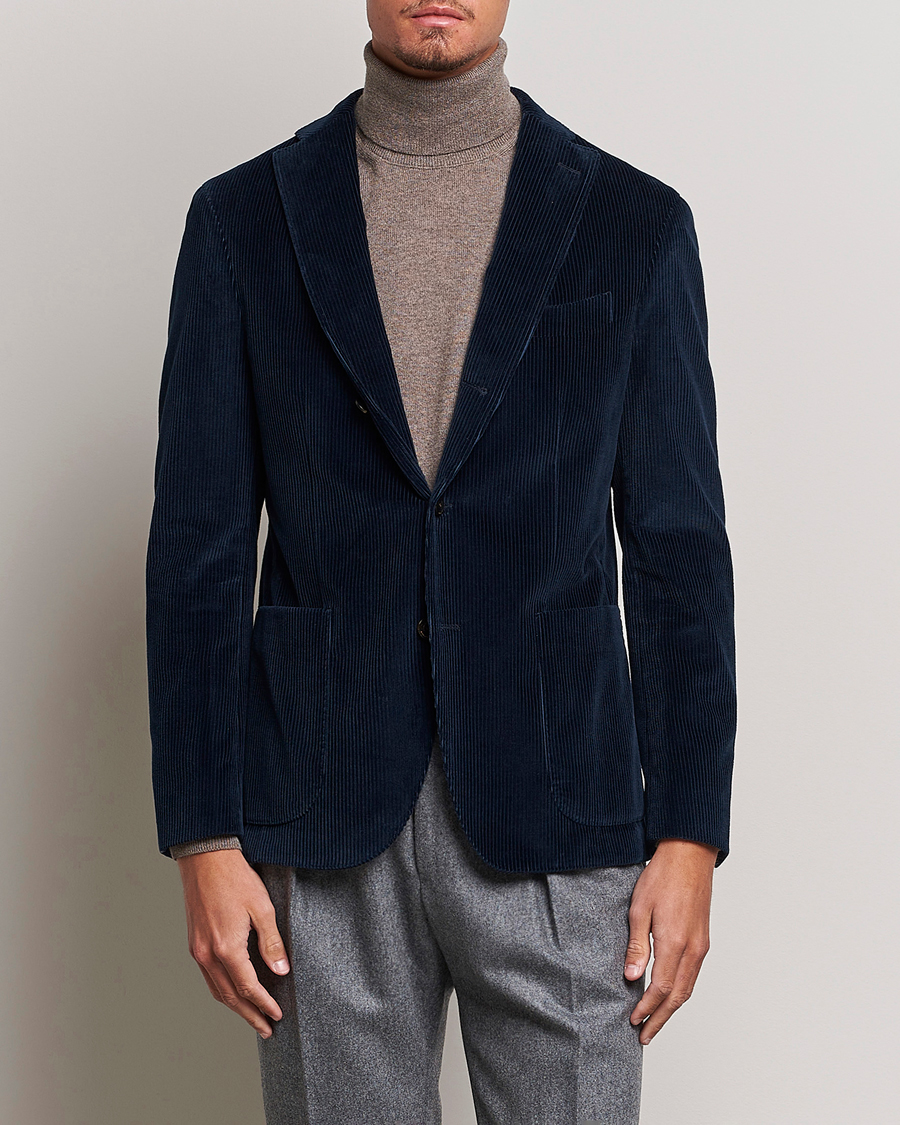 Herre | Dressjakker | Boglioli | K Jacket Corduroy Blazer Navy
