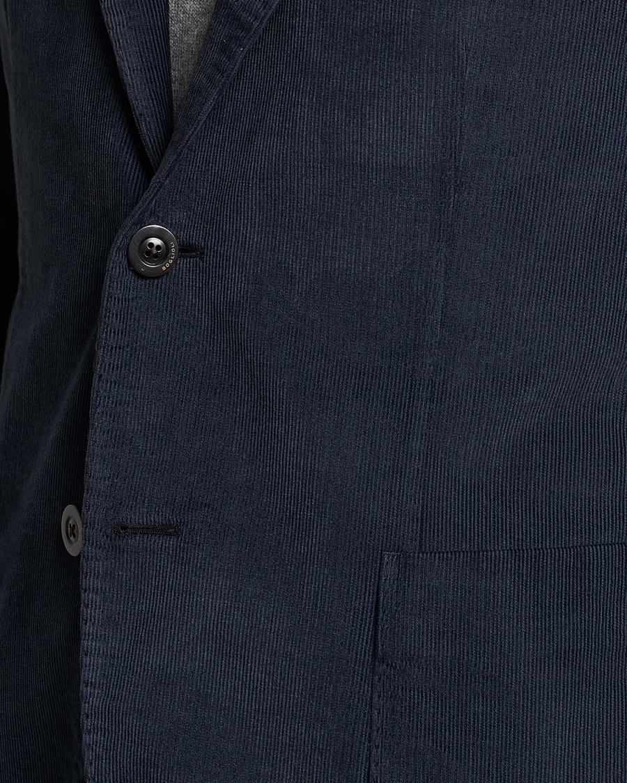 Herre | Dresser | Boglioli | K Jacket Baby Corduroy Suit Navy