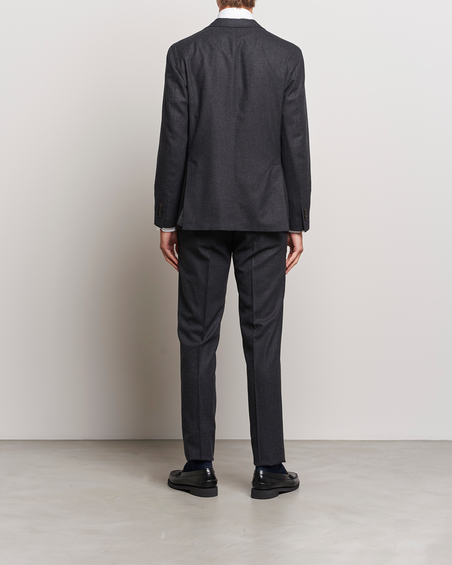 Herre |  | Boglioli | K Jacket Light Flannel Suit Dark Grey