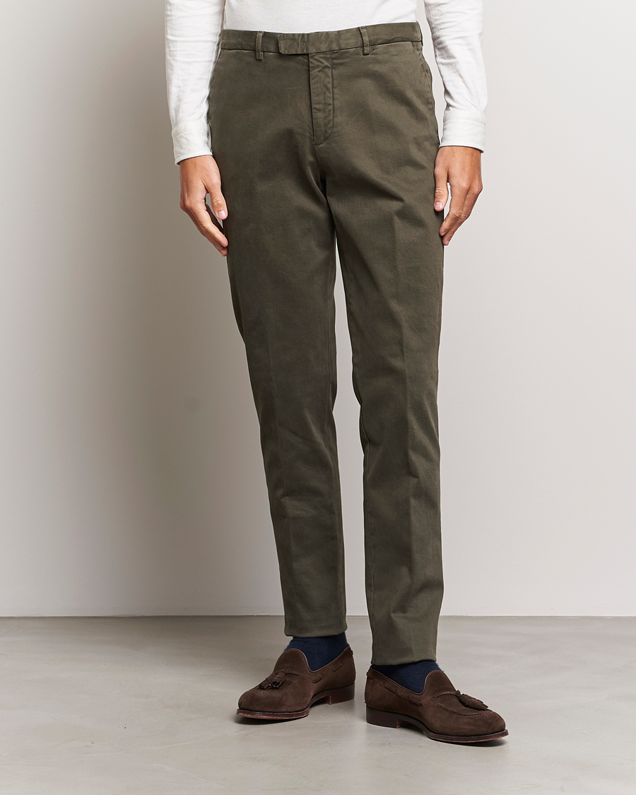 Herre | Boglioli | Boglioli | Cotton Twill Trousers Brown