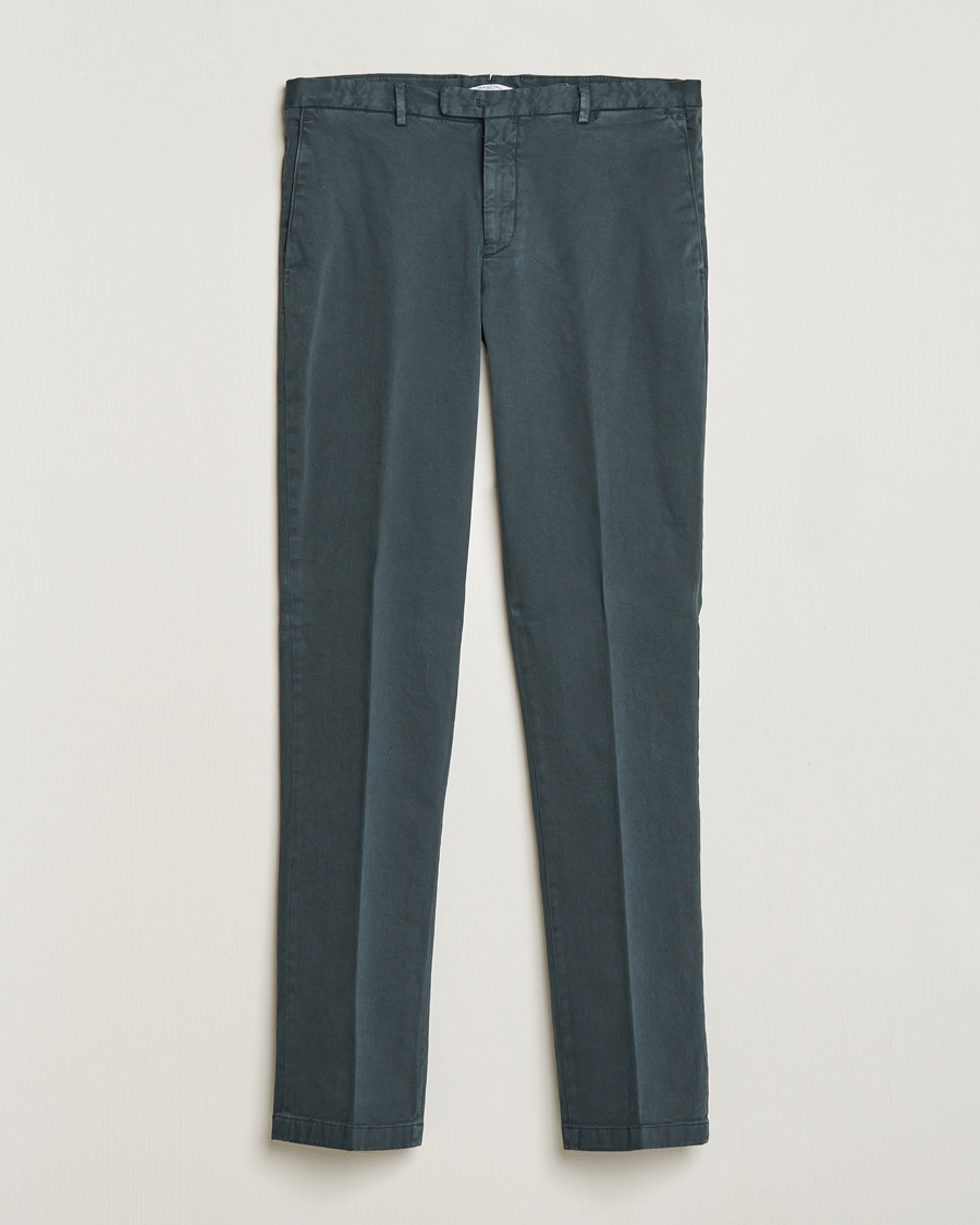 Herre | Boglioli | Boglioli | Cotton Twill Trousers Navy